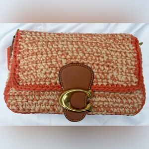 Coach Orange Crochet Soft Tabby